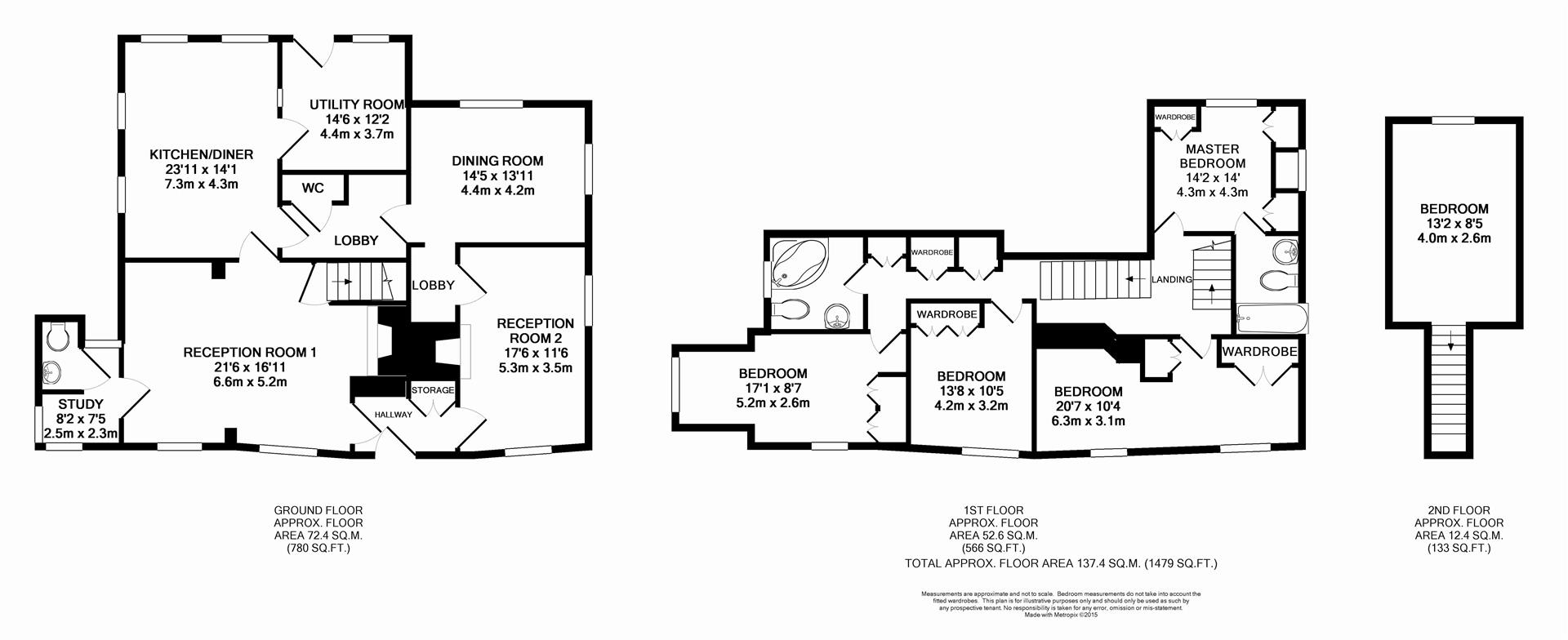 Floorplan for Copsale Road, Horsham